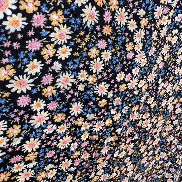 American Eagle Floral Tank Mini Dress Womens Sz. Medium Laced Sides Sundress NWT - Picture 6 of 13